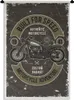 MuchoWow® Wandteppich Wandbehang Vintage - Motor - Grün Produktbild-Vorschau 1