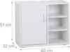 Mobile sottolavabo Relaxdays, a un'anta, mobile da bagno, Anteprima dell’immagine prodotto 4