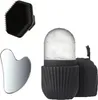 Gesichtsmassage Set l Gua Sha Edelstahl Eisroller Produktbild-Vorschau 1