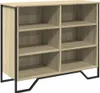 vidaXL Kredens dąb sonoma 91x35,5x74,5 cm Materiał Podgląd zdjęcia produktu 2