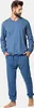 Ladeheid Herren Schlafanzug Zweiteiler Langarm Pyjama lang Produktbild-Vorschau 3