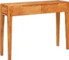 Konsolentisch Braun 110 x 30 x 80 cm Massivholz Akazie Produktbild-Vorschau 1