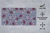 MuchoWow® Mauspad Mousepad Paisley - Blumen - Muster 60x30 Produktbild-Vorschau 3