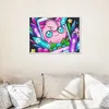 Quadro numerico con cornice Pokemon Jigglypuff 50x40cm Anteprima dell’immagine prodotto 2