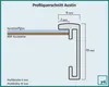 A diagram showing the cross-section of a picture frame profile with dimensions. Produktbild-Vorschau