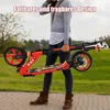 COSTWAY Kickscooter mit Klingel & Traggurt, Scooter Produktbild-Vorschau 3