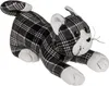 OOTB Schwarz/grau/weiß karierter Türstopper Katze Produktbild-Vorschau 5