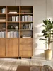 MOEBLO Bücherregal LILIE R50 – schmales Standregal mit 3 Produktbild-Vorschau 2