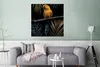 MuchoWow® Poster Vogel - Papagei - Zweig - Blätter 75x75 cm Produktbild-Vorschau 5