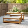 Outsunny 3 tlg. Gartenmöbel-Set, Sitzgarnitur inkl. 1 Produktbild-Vorschau 9