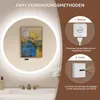 Puluomis miroir de salle de bain antibuée 70cm avec horloge Voir les images du produit 6