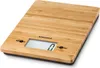 A digital kitchen scale with a bamboo surface is shown on a white background. Náhľad obrázku produktu
