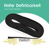 Gummiband 2,5cm x 2,5m Schwarz – elastisch, reißfest, Produktbild-Vorschau 3