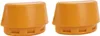 Two orange suspension bump stops are shown side-by-side against a white background. Anteprima dell’immagine prodotto