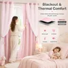 Vorhänge Doppelschicht mit Voile Blickdicht Kinderzimmer Produktbild-Vorschau 3