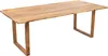 Esstisch Baumkante massiv 220 x 100 cm Akazie natur Produktbild-Vorschau 2