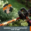 WORX WG264E.9, 56 cm, Doppelte Klinge, 2200 RPM, Schwarz, Produktbild-Vorschau 8