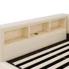 Divano letto idraulico Flieks, 140x200 cm, con porta USB; Anteprima dell’immagine prodotto 9