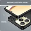 Hülle für Realme Note 50 Handyhülle Carbon Handy Tasche Produktbild-Vorschau 5