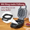 Cloer 6150 Waffelkucheneisen für gefüllte Waffelkuchen, bis Produktbild-Vorschau 13