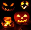 com-four® 2x LED-Licht für Halloween - gelbes Produktbild-Vorschau 2