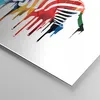 Bilder auf glas - Zebra Detail digital wild - 100x70cm - Produktbild-Vorschau 5