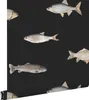 ESTAhome Tapete Fische Schwarz und Grau 50 x 900 cm Produktbild-Vorschau 1