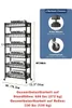 6 Ebenen Rollregal Metall, Höhenverstellbares Standregal Produktbild-Vorschau 3