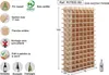 Astigarraga Flaschenregal 78 Flaschen Beige  Beige One Size Produktbild-Vorschau 5
