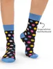 OCERA 10 Paar Damen Socken mit buntem Pünktchen-Muster - Produktbild-Vorschau 4
