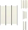 A 3-panel room divider is shown from the front and from the side in smaller views. Anteprima dell’immagine prodotto