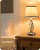 EDISHINE 2 Nachttischlampe Dimmbar mit USB Ladefunktion, Produktbild-Vorschau 5