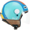 Kask Jet CGM 191G PIX SPRINT Celeste Blue Orange Matt Długi Podgląd zdjęcia produktu 1