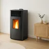 Peletové kachle Anita 12 kW Black Sannover + inštalačná Náhľad obrázku produktu 3