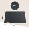 Hoffmann Platzset Filz 45x30 cm 6er-Set anthrazit Produktbild-Vorschau 4
