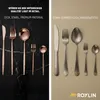Set di posate Roxlin, 30 pezzi, design standard – Posate in Anteprima dell’immagine prodotto 6