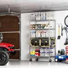 Regał przemysłowy na kółkach, 5-poziomowy, metalowy, z Podgląd zdjęcia produktu 6
