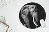 MuchoWow® Mauspad Mousepad Elefant - Zähne - Schwarz - Weiß Produktbild-Vorschau 5