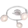 Globo Deckenleuchte Dl Nickel Matt, Chorm, Aluminium, 3Xled Produktbild-Vorschau 1