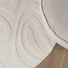 Volero - Runder Teppich Wohnzimmer - Charm Shapes Weiß - Ø Produktbild-Vorschau 8