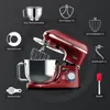 A red Fentic kitchen machine with various attachments displayed around it against a black background. Produktbild-Vorschau