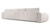 AX LIVING Weiß Sofa U mit Schlaffunktion Cedria U Produktbild-Vorschau 5