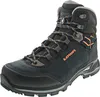 A single black hiking boot with orange accents and laces, shown from a three-quarter angle against a white background. Voir les images du produit