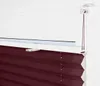 TEXMAXX Plissee Klemmfix in Crush Optik Wein-Rot - Breite x Produktbild-Vorschau 3