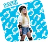 Fahrrad-Schutzausrüstung für Kinder |Blau | Crazy Safety | Produktbild-Vorschau 4