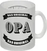Opa Glas Tasse mit Spruch Opa Das Original Produktbild-Vorschau 1