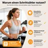 Schrittzähler digital 3D Sensor ohne App LCD Display Produktbild-Vorschau 6