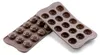 Schokoladenform Pralinenform Backform Silikon ROSE 3x5=15 Produktbild-Vorschau 2