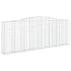 vidaXL Gabionen mit Hochbogen 5 Stk. 400x30x140/160cm Produktbild-Vorschau 3