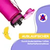 Klarstein Trinkflasche 0,5L, Sport Trinkflasche zum Produktbild-Vorschau 3
